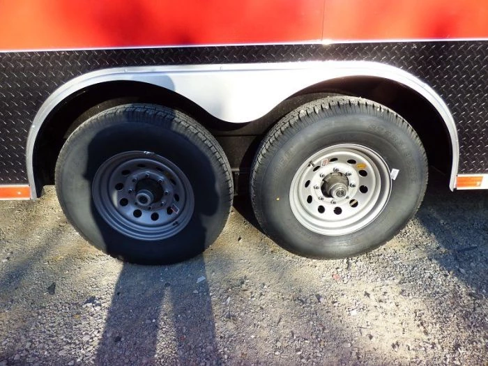 Concession Trailer 8.5' x 28' Red - Enclosed Food Catering Event 9 Concession Trailer 8.5' x 28' Red - Enclosed Food Catering Event - Image 9