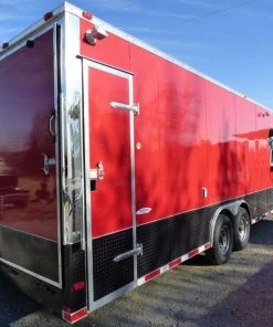 Concession Trailer 8.5' x 28' Red - Enclosed Food Catering Event 32 Concession Trailer 8.5' x 28' Red - Enclosed Food Catering Event -Cheap Concession Trailers Shop p1010600 1