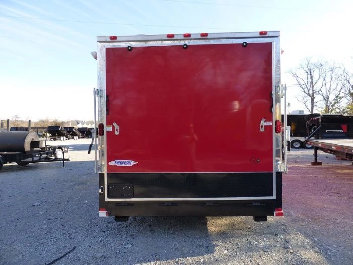 Concession Trailer 8.5' x 28' Red - Enclosed Food Catering Event 8 Concession Trailer 8.5' x 28' Red - Enclosed Food Catering Event - Image 8
