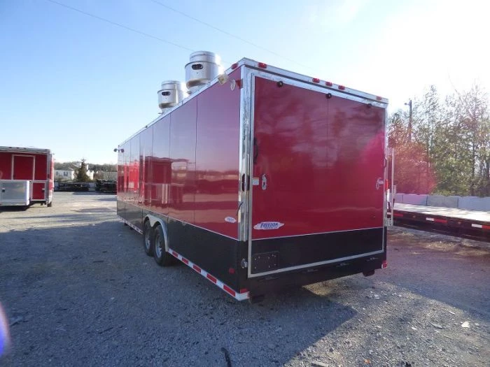 Concession Trailer 8.5' x 28' Red - Enclosed Food Catering Event 10 Concession Trailer 8.5' x 28' Red - Enclosed Food Catering Event - Image 10