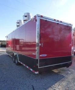 Concession Trailer 8.5' x 28' Red - Food Catering Event (With Appliances) -Cheap Concession Trailers Shop p1010602 1 1