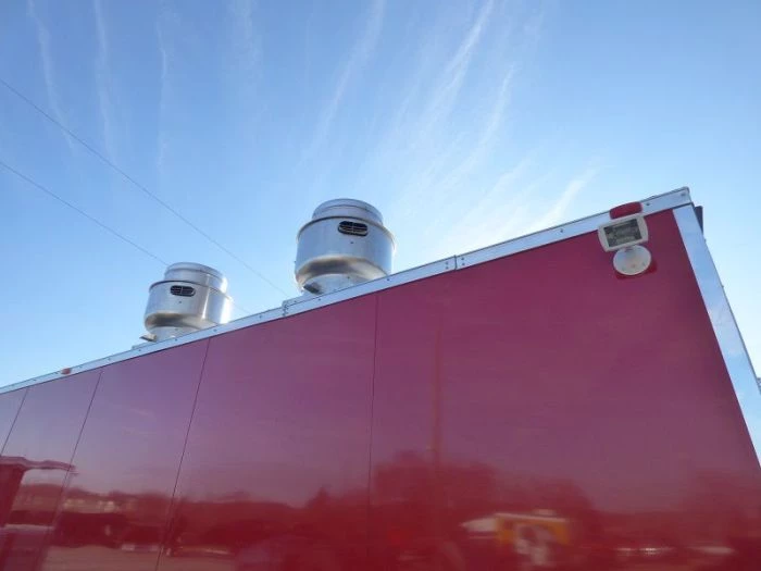 Concession Trailer 8.5' x 28' Red - Enclosed Food Catering Event 15 Concession Trailer 8.5' x 28' Red - Enclosed Food Catering Event - Image 15