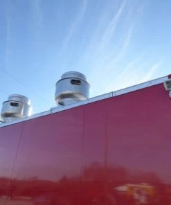 Concession Trailer 8.5' x 28' Red - Food Catering Event (With Appliances) -Cheap Concession Trailers Shop p1010603 1