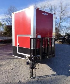 Concession Trailer 8.5' x 28' Red - Enclosed Food Catering Event 40 Concession Trailer 8.5' x 28' Red - Enclosed Food Catering Event -Cheap Concession Trailers Shop p1010606 1