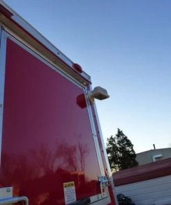 Concession Trailer 8.5'x24' Red - Custom Enclosed Food Kitchen -Cheap Concession Trailers Shop p1020330