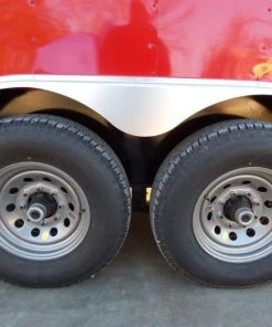 Concession Trailer 8.5'x24' Red - Custom Enclosed Food Kitchen -Cheap Concession Trailers Shop p1020331