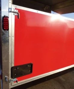 Concession Trailer 8.5'x24' Red - Custom Enclosed Food Kitchen -Cheap Concession Trailers Shop p1020336