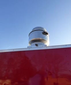 Concession Trailer 8.5'x24' Red - Custom Enclosed Food Kitchen -Cheap Concession Trailers Shop p1020341