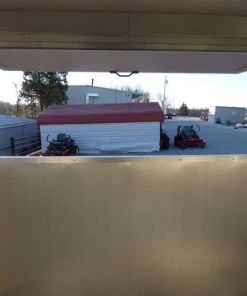 Concession Trailer 8.5'x24' Red - Custom Enclosed Food Kitchen -Cheap Concession Trailers Shop p1020343