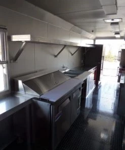 Concession Trailer 8.5' x 28' Red - Food Catering Event (With Appliances) -Cheap Concession Trailers Shop p1020579
