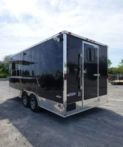Concession Trailer 8.5'x19' Black - Food Catering Enclosed Kitchen -Cheap Concession Trailers Shop p1030024