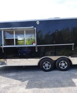 Concession Trailer 8.5'x19' Black - Food Catering Enclosed Kitchen -Cheap Concession Trailers Shop p1030026