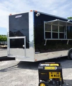 Concession Trailer 8.5'x19' Black - Food Catering Enclosed Kitchen -Cheap Concession Trailers Shop p1030028