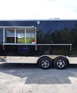 Concession Trailer 8.5'x19' Black - Food Catering Enclosed Kitchen -Cheap Concession Trailers Shop p1030029