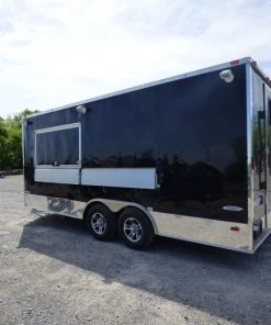 Concession Trailer 8.5'x19' Black - Food Catering Enclosed Kitchen -Cheap Concession Trailers Shop p1030032