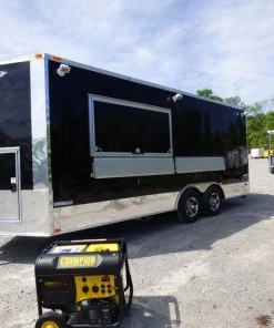 Concession Trailer 8.5'x19' Black - Food Catering Enclosed Kitchen -Cheap Concession Trailers Shop p1030033