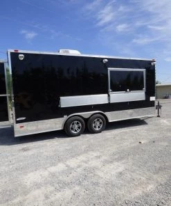 Concession Trailer 8.5'x19' Black - Food Catering Enclosed Kitchen -Cheap Concession Trailers Shop p1030035