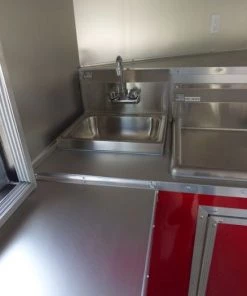 Concession Trailer 8.5'x19' Black - Food Catering Enclosed Kitchen -Cheap Concession Trailers Shop p1030046