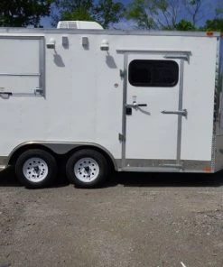 Concession Trailer 8.5'x14' White - Vending Food Catering Event -Cheap Concession Trailers Shop p1030062