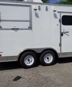 Concession Trailer 8.5'x14' White - Vending Food Catering Event -Cheap Concession Trailers Shop p1030063