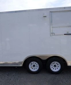Concession Trailer 8.5'x14' White - Vending Food Catering Event -Cheap Concession Trailers Shop p1030070