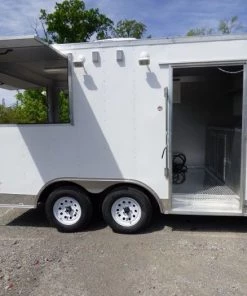 Concession Trailer 8.5'x14' White - Vending Food Catering Event -Cheap Concession Trailers Shop p1030076