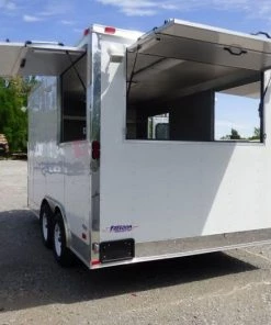 Concession Trailer 8.5'x14' White - Vending Food Catering Event -Cheap Concession Trailers Shop p1030080