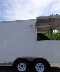 Concession Trailer 8.5'x14' White - Vending Food Catering Event -Cheap Concession Trailers Shop p1030083