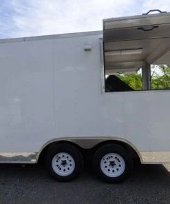 Concession Trailer 8.5'x14' White - Vending Food Catering Event -Cheap Concession Trailers Shop p1030084