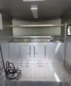 Concession Trailer 8.5'x14' White - Vending Food Catering Event -Cheap Concession Trailers Shop p1030089