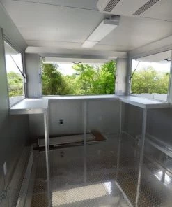 Concession Trailer 8.5'x14' White - Vending Food Catering Event -Cheap Concession Trailers Shop p1030096