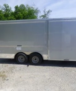 Concession Trailer 8.5'x18' Silver Frost - Enclosed Food Catering Kitchen -Cheap Concession Trailers Shop p1030164