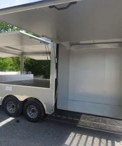 Concession Trailer 8.5'x18' Silver Frost - Enclosed Food Catering Kitchen -Cheap Concession Trailers Shop p1030174