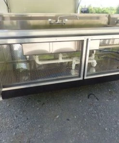 Concession Trailer 8.5'x18' Silver Frost - Enclosed Food Catering Kitchen -Cheap Concession Trailers Shop p1030181