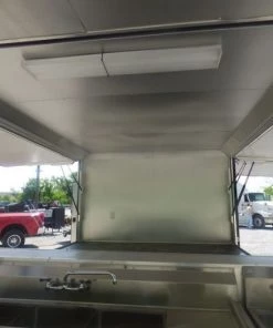 Concession Trailer 8.5'x18' Silver Frost - Enclosed Food Catering Kitchen -Cheap Concession Trailers Shop p1030182