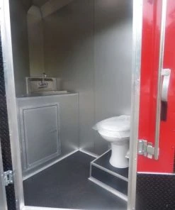 Concession Trailer 8.5' x 26' Red & Black Smoker Appliances -Cheap Concession Trailers Shop p1030195 1