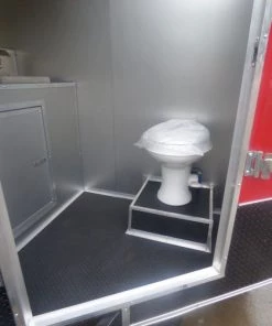 Concession Trailer 8.5' x 26' Red & Black Smoker Appliances -Cheap Concession Trailers Shop p1030197 1