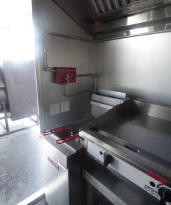 Concession Trailer 8.5' x 26' Red & Black Smoker Appliances -Cheap Concession Trailers Shop p1030210 1