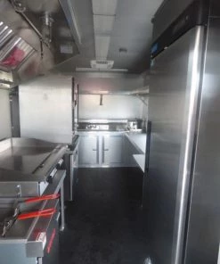 Concession Trailer 8.5' x 26' Red & Black Smoker Appliances -Cheap Concession Trailers Shop p1030212 1