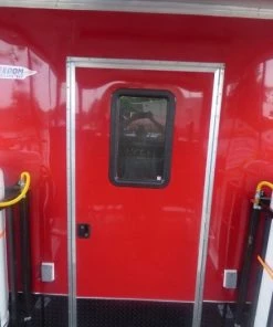 Concession Trailer 8.5' x 26' Red & Black Smoker Appliances -Cheap Concession Trailers Shop p1030214 1