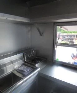 Concession Trailer 8.5' x 26' Red & Black Smoker Appliances -Cheap Concession Trailers Shop p1030219 1