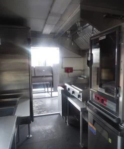 Concession Trailer 8.5' x 26' Red & Black Smoker Appliances -Cheap Concession Trailers Shop p1030221 1