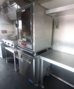 Concession Trailer 8.5' x 26' Red & Black Smoker Appliances -Cheap Concession Trailers Shop p1030222 1