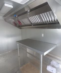 Concession Trailer 8.5'x14' Indigo Blue and Yellow - Food Catering Event -Cheap Concession Trailers Shop p1030424