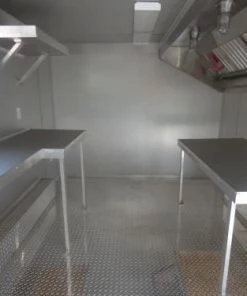 Concession Trailer 8.5'x14' Indigo Blue and Yellow - Food Catering Event -Cheap Concession Trailers Shop p1030425