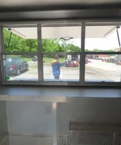 Concession Trailer 8.5'x14' Indigo Blue and Yellow - Food Catering Event -Cheap Concession Trailers Shop p1030429