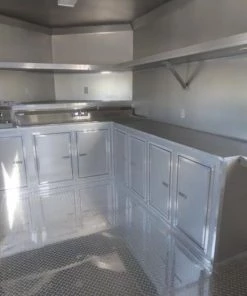 Concession Trailer 8.5'x28' Red - Food Catering Enclosed Kitchen -Cheap Concession Trailers Shop p1030509