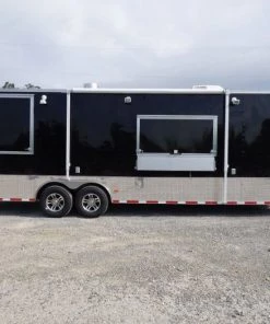 Concession Trailer 8.5'x28' Black - Vending Smoker Style Kitchen 43 Concession Trailer 8.5'x28' Black - Vending Smoker Style Kitchen -Cheap Concession Trailers Shop p1030559 1