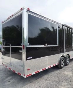 Concession Trailer 8.5'x28' Black - Vending Smoker Style Kitchen 45 Concession Trailer 8.5'x28' Black - Vending Smoker Style Kitchen -Cheap Concession Trailers Shop p1030561 1