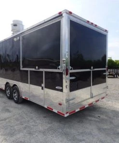 Concession Trailer 8.5'x28' Black - Vending Smoker Style Kitchen 52 Concession Trailer 8.5'x28' Black - Vending Smoker Style Kitchen -Cheap Concession Trailers Shop p1030563 1